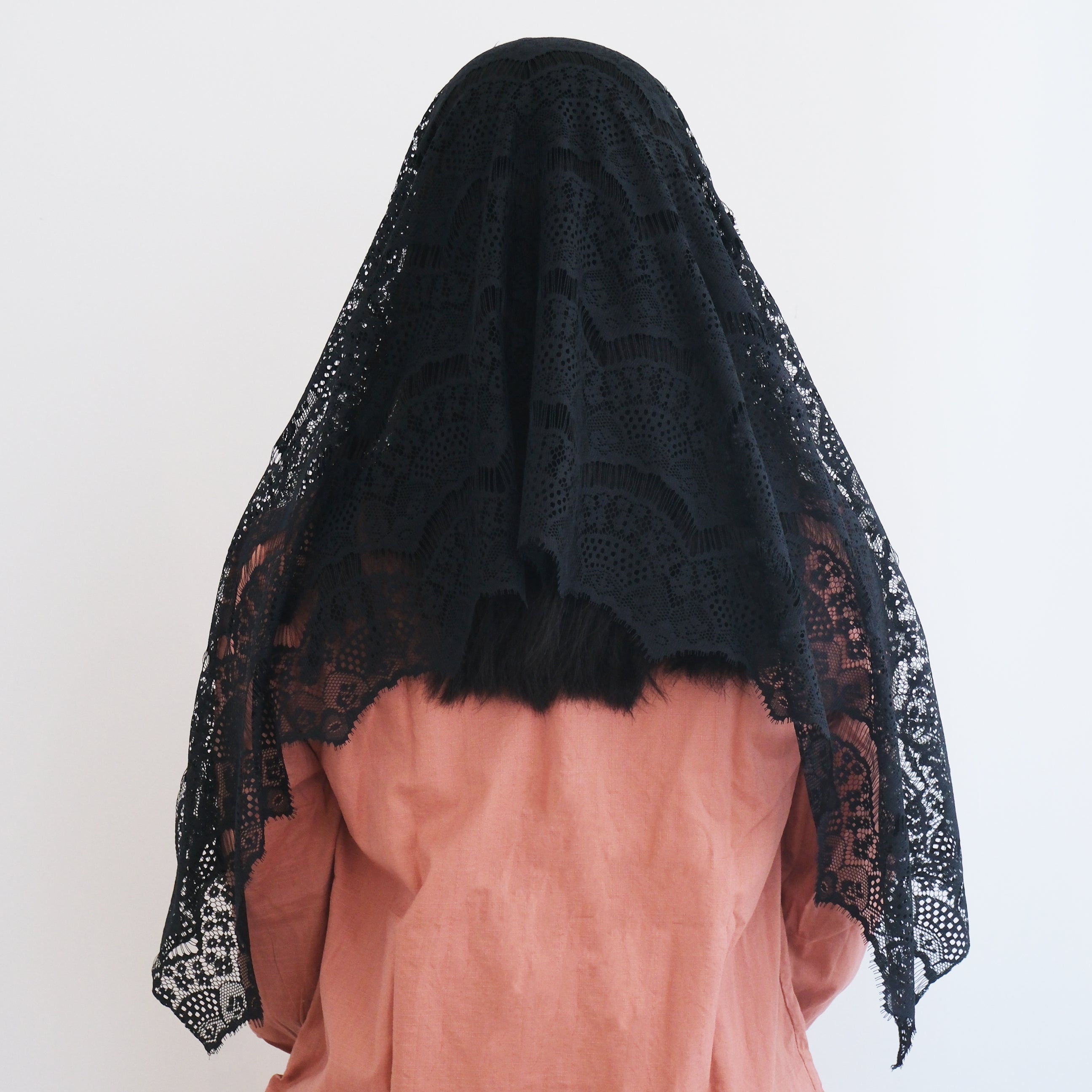 St Agatha Veil Black