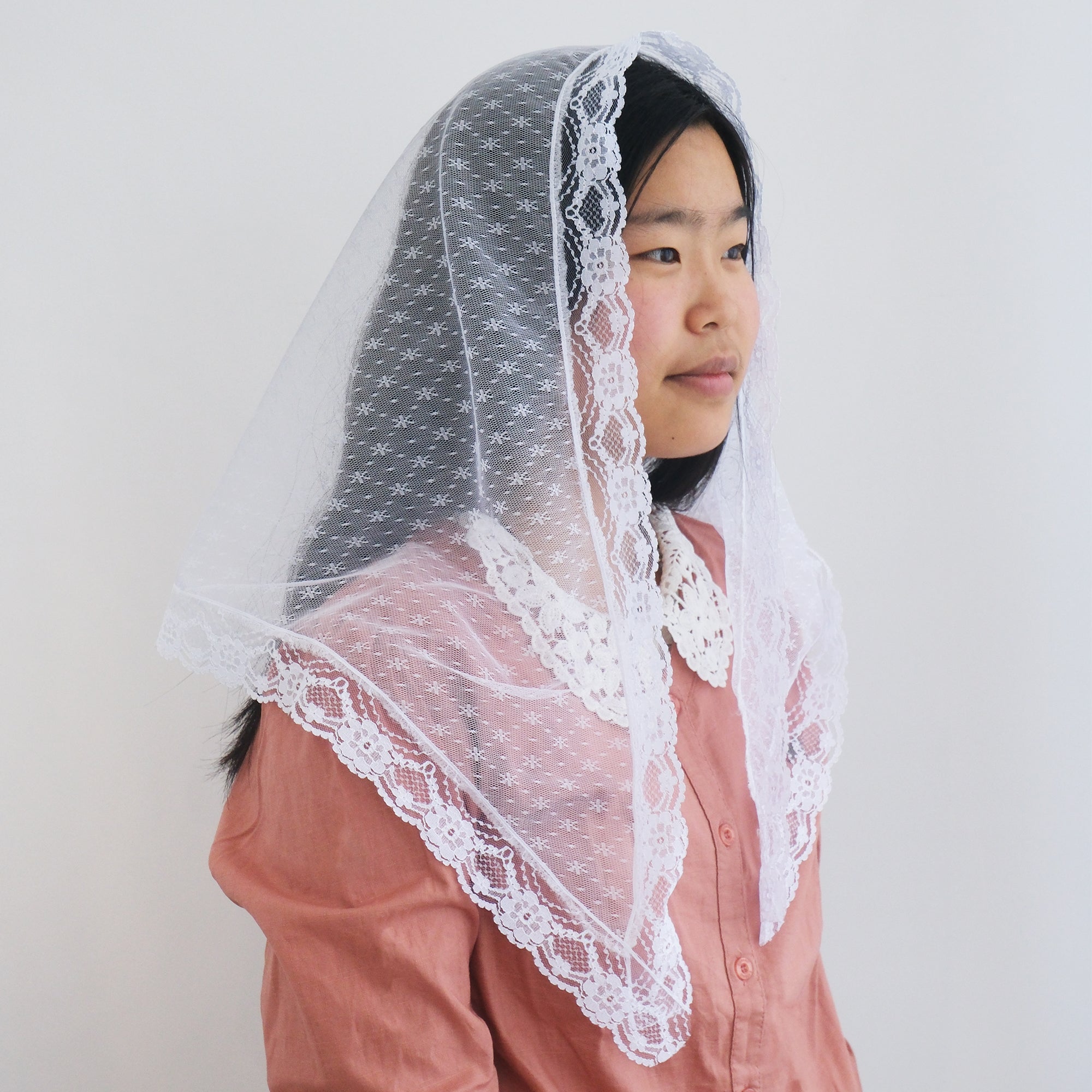 St Catherine Veil White