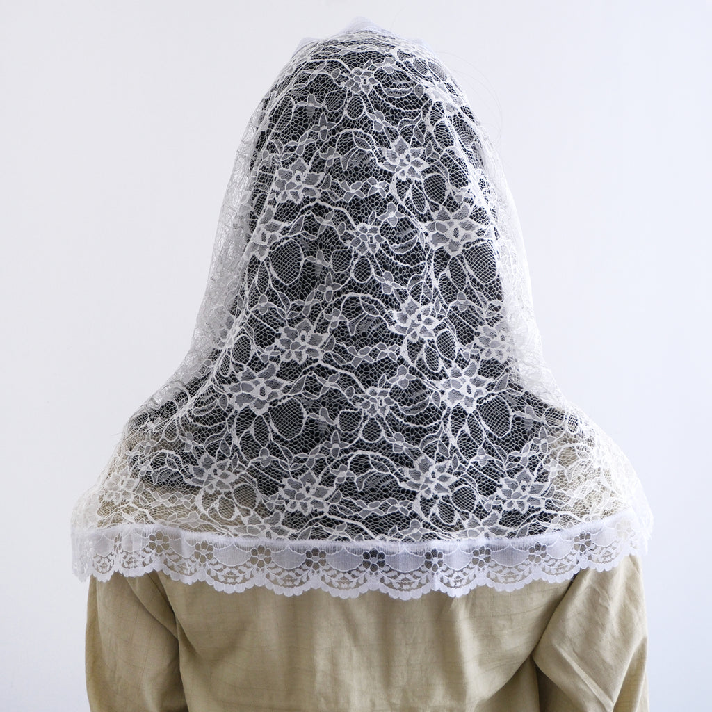 St Agnes Infinity Veil white