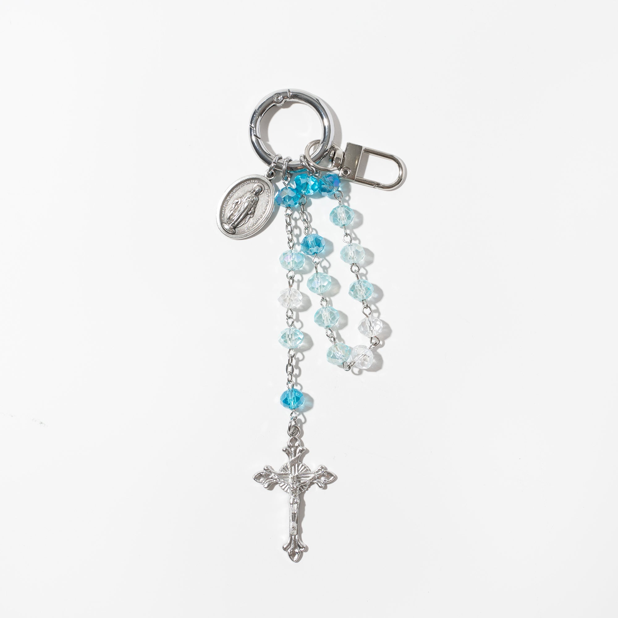 St Elizabeth Rosary Keychain